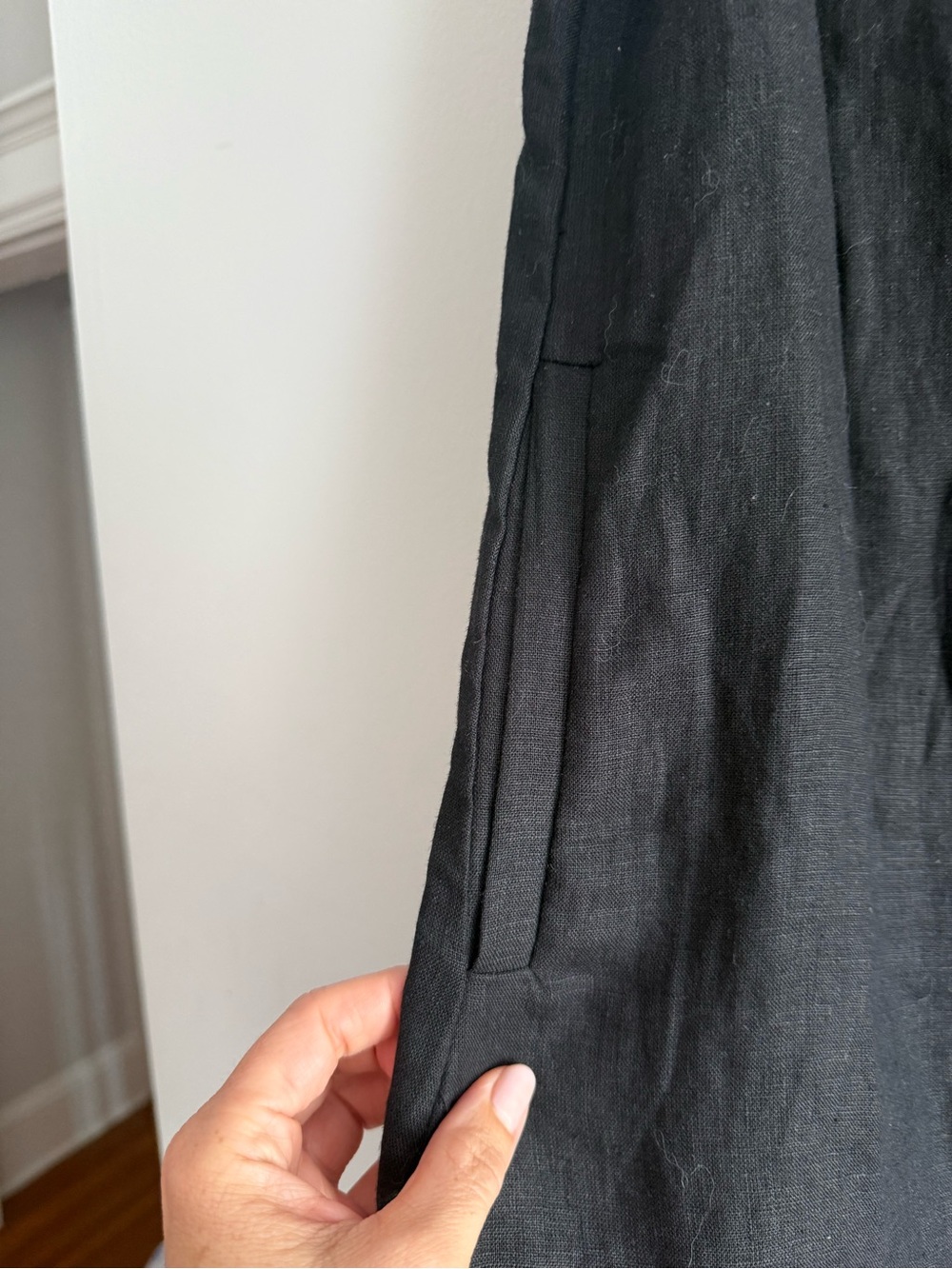 J. Crew Black Maxine Linen Dress - Picture 4 of 4